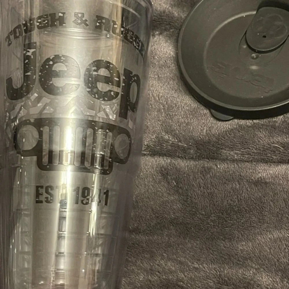 NewTervis Jeep Clear Tumbler with Black Lid